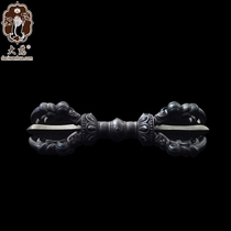 Pure copper Tang Mi Vajra Vajra Five cobalt Daxing Zen Temple Tang Mi Zu Ting Shingon open five-stock Copper vajra Vajra