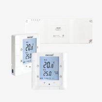 Smart temperature control in the box of geothermal water dispensers in the center of the temperature switch control center of Manred Germany