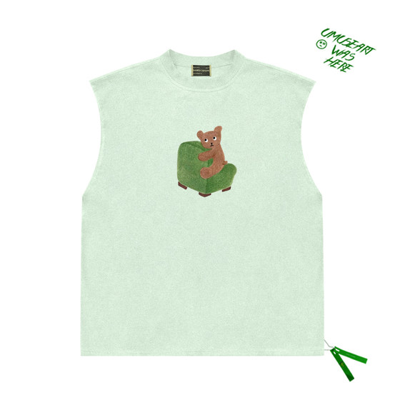 Memory trendy brand in fog! Cute print of bear on cartoon sofa with gender-free bf style sleeveless T-shirt ins
Memory trendy brand in fog! Cute print of bear on cartoon sofa with gender-free bf style sleeveless T-shirt ins