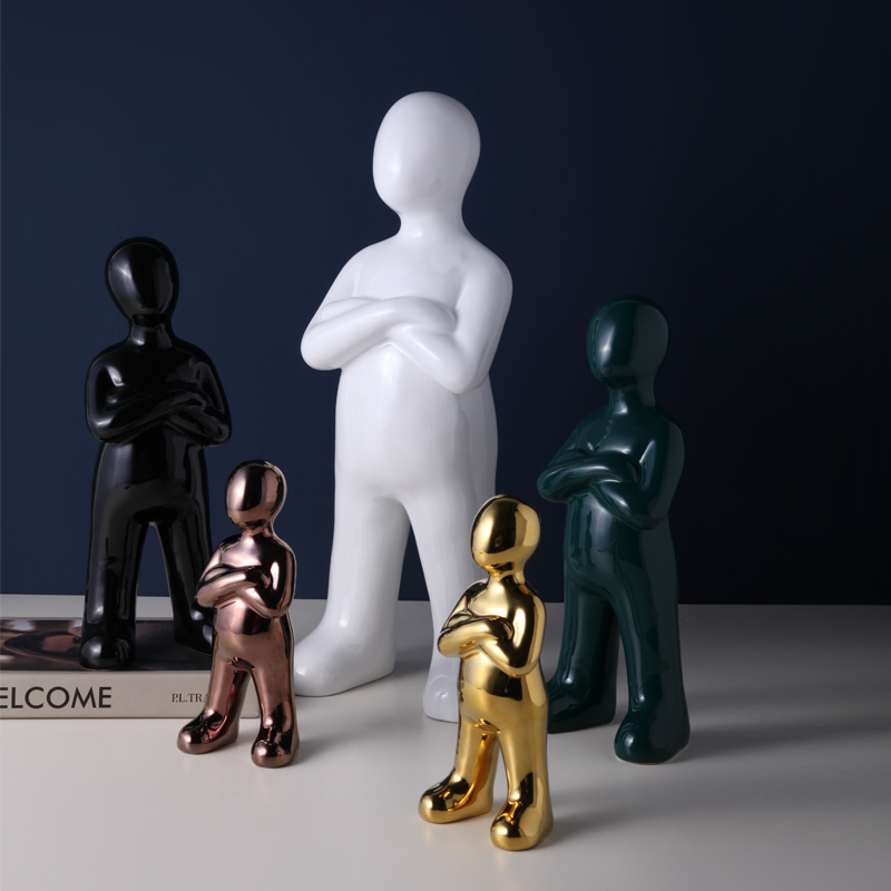 Northern wind art ceramic figures stand furnishing articles creative abstraction example room to show the desktop decoration decoration