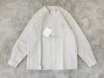 Spot VISVIM 19AW FREE EDGE SHIRT BASEBALL COLLAR BASEBALL SHIRT