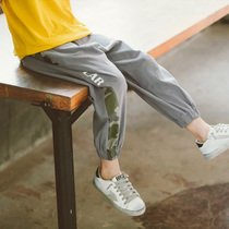 Children anti mosquito pants boys cotton camouflage trousers 2021 new casual fashion children thin quick dry pants
