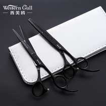 Haircut scissors flat cut tooth cut and cut thin cut woman Liu Hai cut her hair The deity of the hairs own haircut professional home suit