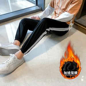 秋季九分裤中学生修身韩版青少年ins休闲裤子男小脚裤束脚裤潮流