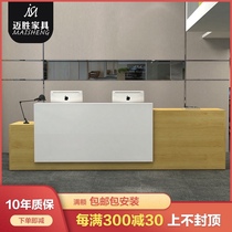 Custom creative Front desk Company Information Desk Welcome Desk Reception Desk Cashier Office Counter Front Desk Desk
