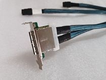 Amphenol MINI SAS SFF8087 wire to 8088 mother port hard disk cabinet wiring