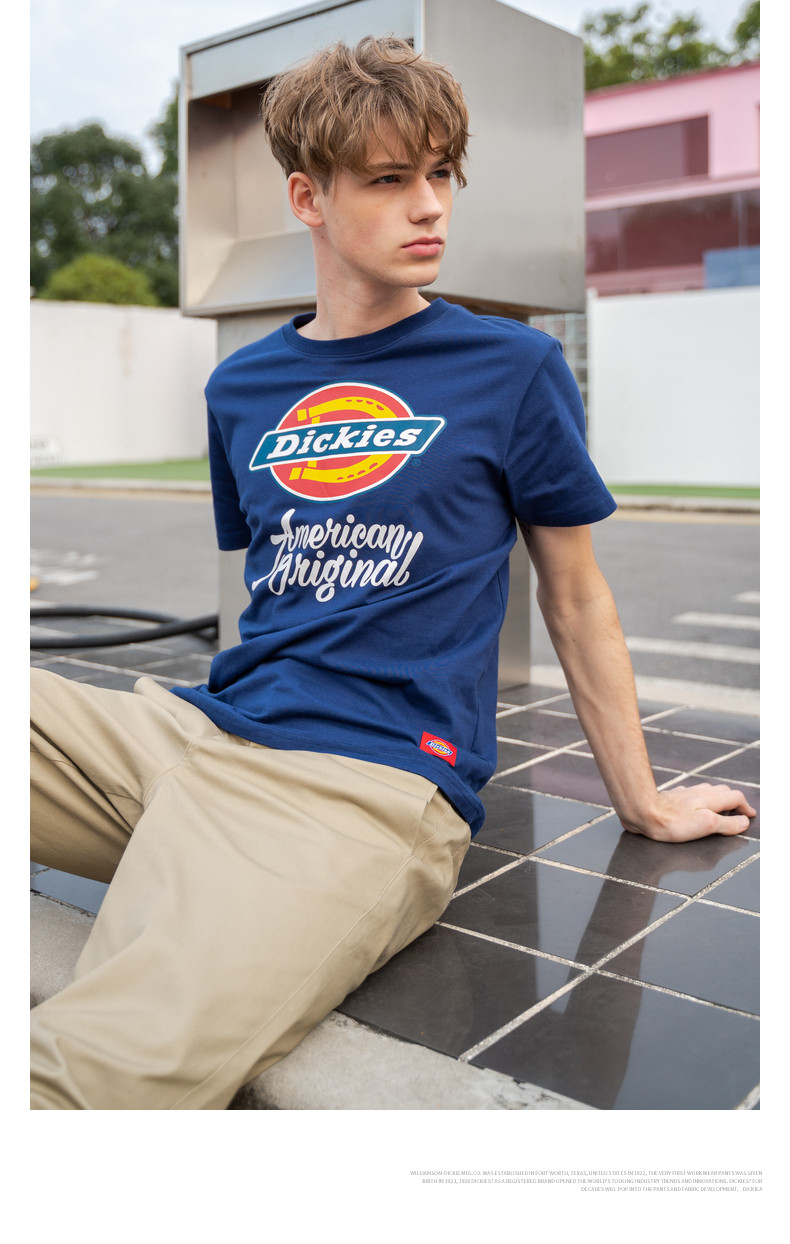 dickies潮牌短袖t恤情侣装