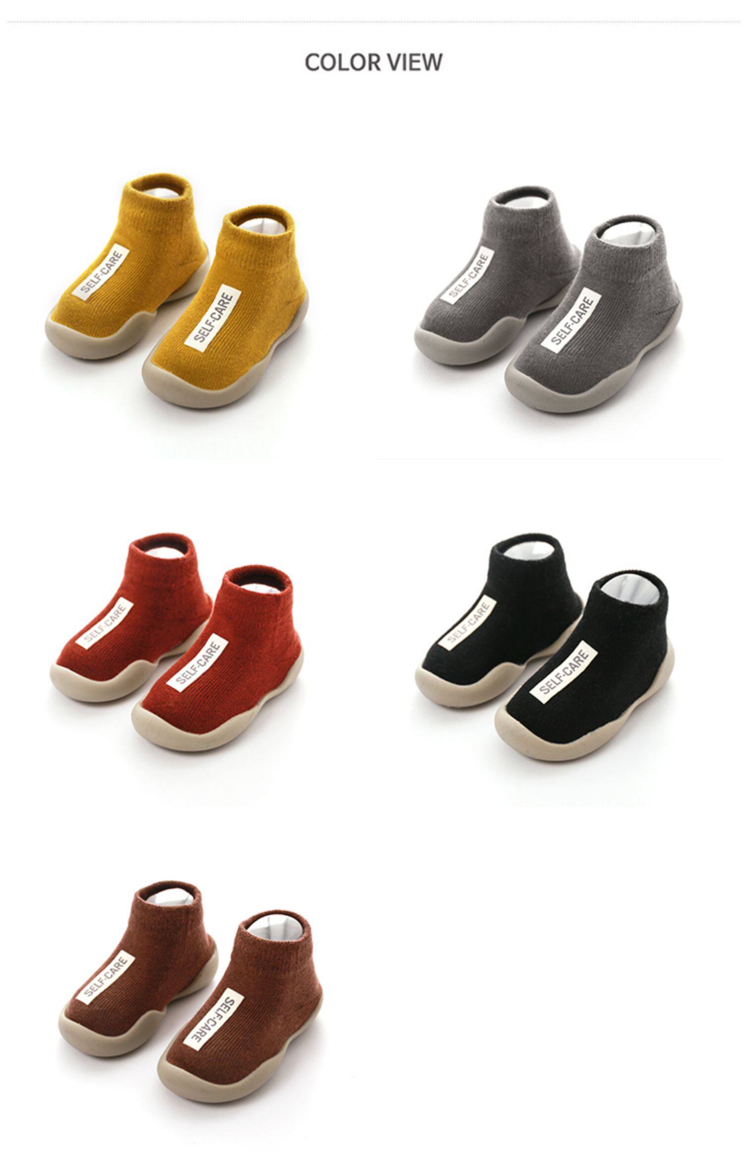 学一体鞋袜走路外穿春秋婴儿小孩儿童软底学步袜防滑防凉室内地板