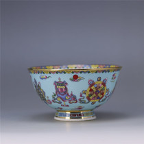 Jingdezhen antique ceramics eight treasures rich map goblet antique collection home living room bog decoration