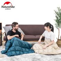 Noble customers outdoor super-light feather blanket adult velvet shawl in spring and autumn portable lightweight feather sleeping bag