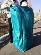 Thickened express transfer transfer bag logistics packaging bag Oxford cloth waterproof canvas bag high 100 wide 90 thick 20