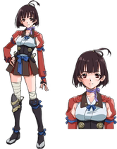 (Free wind)Kaitetsu Citys Kabaneri cos suit nameless cosplay suit custom
