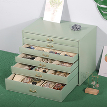 High-grade large capacity multi-layer jewelry box Female princess European Korean hand jewelry Jewelry storage cabinet box Birthday gift