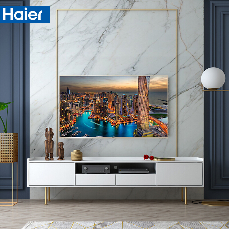 Haier/海尔LS55智能平板55英寸4k超高清网络语音超薄液晶电视机