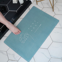 ykmore toilet door mat bathroom bathroom entrance toilet non-slip doormat carpet ultra-thin absorbent foot mat