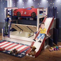 Solid wood children bunk bed level bunk bed mu zi chuang qi che chuang a bunk bed as well as pillow bendies safely across the finish line in boys