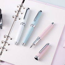 (Cloud stop) Dellick Crescent Crescent 3 Pens Elegant 7-color paint metal pen holder EF extremely small art tip optional