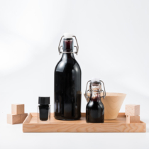 Cloud stop small briquette ink original daily non-carbon black writing study notes pen not blocked