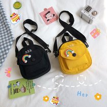 Childrens camera bag mini cartoon shoulder bag cute mini climbing belt clock products strong electric dry