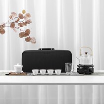 Tea man space travel tea set home kung fu outdoor travel heating furnace Japanese Wild set Portable