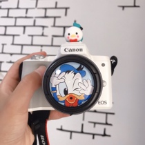 49MM Cute Cartoon Lens Cover Hot Boot Lid Suit Canon M50M6M6215 -45 Head Use