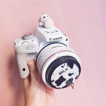 Cute Dairy Cow Camera Lens Cover Hot Boot Lid Protective Filter Suitable for Nikon Sony Fuji Canon M50A6400