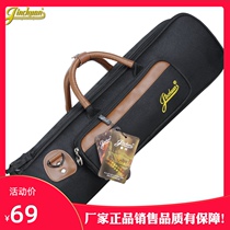 Jinchuan trumpet musical instrument bag Portable thickened trumpet bag cover bag Drop B tone universal backpack Water repellent soft bag