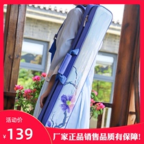 Jinchuan flute bag Printed inkjet bamboo flute bag Portable seven-pack student flute storage bag Bamboo flute backpack