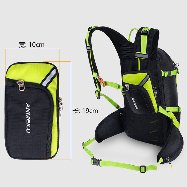 Anmeilu Mountaineering Bag Outdoor Hiking Camping Cycling Backpack Men's Trail Running Water Bag Bag Travel Backpack 20L