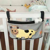 First birth crib head side Containing Hanging Bag Baby Bottle Finishing Hanging Bag Trolley Accessories hanging basket