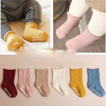 Spring and autumn baby baby socks baby baby socks anti-slip floor socks socks in pine mouth