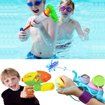 Children Outdoor Beach Harrowing Scooters With Sand Tools Baby Bathing Pool Play Water Toy Fight Water Spray Gun