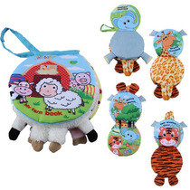 Baby early teaching tear stereo book to know farm forest animals 01 - 2 - 3 years old baby puzzle toys