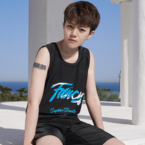 SUNNYS Corset swimsuit vest Anti-bump bandage sleeveless les handsome T water park quick-drying swimsuit comfortable