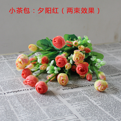 Simulation flower small tea mei desktop decoration suit silk flowers superdense flower heads key-2 luxury furnishing articles home sitting room adornment