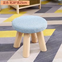 Dressing stool Fabric creative small stool personality household stool Living room low stool square bench fashion solid wood stool