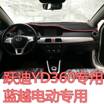 Electric vehicle New Energy Lan Yue Lan Yue Di 360 instrument Workbench sunscreen heat insulation pad non-slip light protection pad