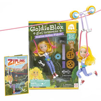 American Stanford engineer educational toy children assemble puzzle experience zipline project to build New Years gift