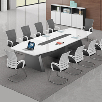 New conference table long table office furniture size negotiation table simple modern training conference room table and chair combination