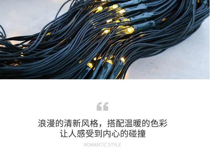 тюнинг фар 太阳能灯户外庭院灯家用阳台布置花园装饰防水彩灯闪灯串灯星星 Congregation Sheng