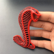 Ford Mustang New Mondeo Forreis Fox car modification Chinese Net car logo metal body with Cobra