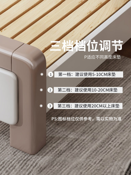 현대 단순한 단단한 목재 침대 1.8 미터 마스터 침실 더블 침대 1.5m 단일 경제 하이 박스 저장 큰 침대 현대 단순한 단단한 목재 침대 1.8 미터 마스터 침실 더블 침대 1.5m 단일 경제 하이 박스 저장 큰 침대