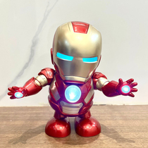 Electric singing and dancing Iron Man Robot Toy baby boy boy baby boy 0 1 year old 2 girls 3