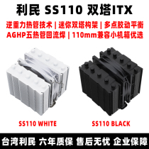 Lymin Black Soul Silver Soul SS110 WHITE BLACK ITX SMALL TOWER MINI MINI MINI CASE CPU RADIATORS