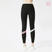 TIFFAFit TIFFA Fit Asymmetrical pink design High waist quick-drying yoga tight fitness sports pants
