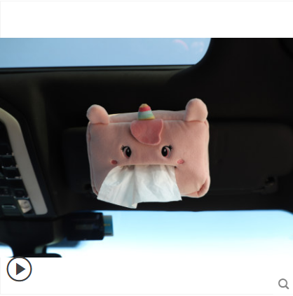 creative car car tissue box car with hanging paper pumping box sun visor sunroof ladies cute car pumping box