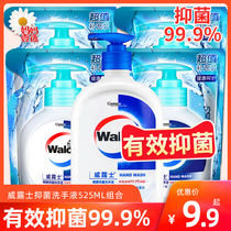 walch health antibacterial 99 9% hand bags 525ml family refill economic replacement bags