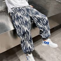 Boy pants 2022 new spring and autumn cash in Chauchai Childrens thin net red fried street CUHK Tong Leisure