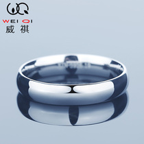 Classic ring Sterling silver male male ring Tide personality couple Student closed mouth single ring Valentines Day gift to boyfriend