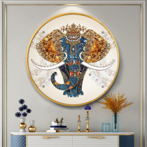 Nordic Giri Small Pieces Cross Stitch 2021 New Line Embroidered Living Room Small Bedroom Round Genguan Themselves Embroidered